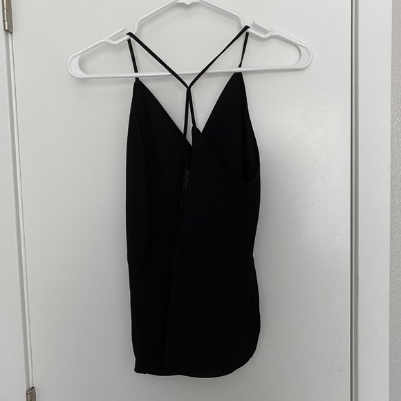 Zara Woman black A-symmetrical top - Picture 4 of 5